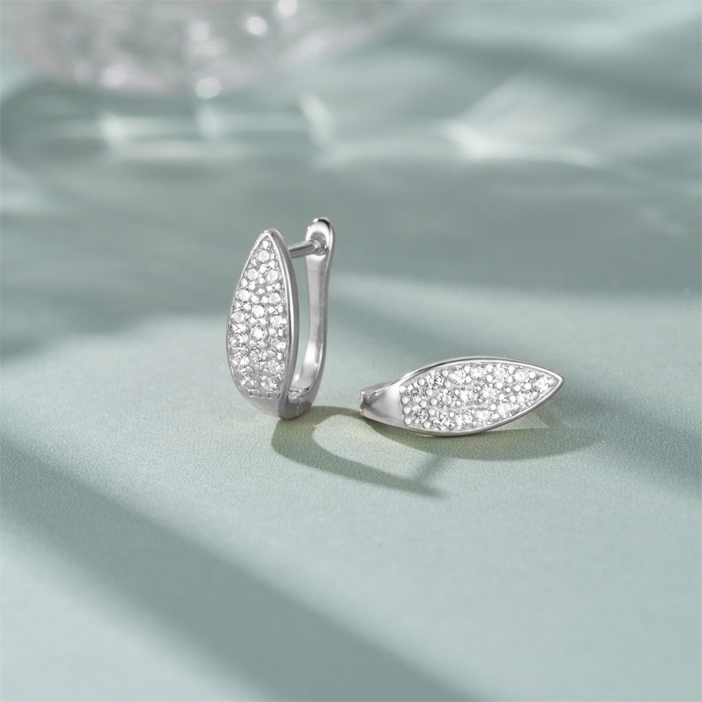 Aretes Melvie con Brillantes Moissanite