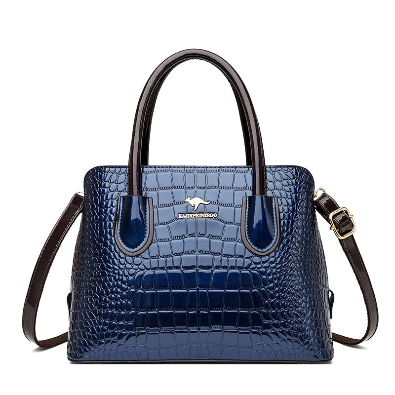 Bolsa Crossbody Melvie con Textura Croco