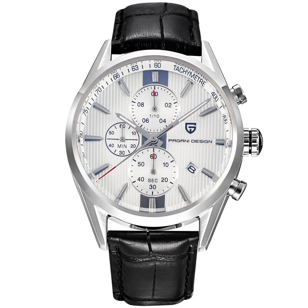 Reloj Pagani para hombre con correa de acero inoxidable 316L