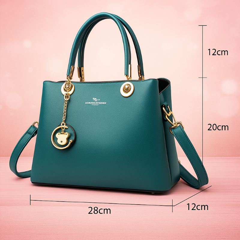 Bolsa femenina urbana con diseño elegante en cuero sintético