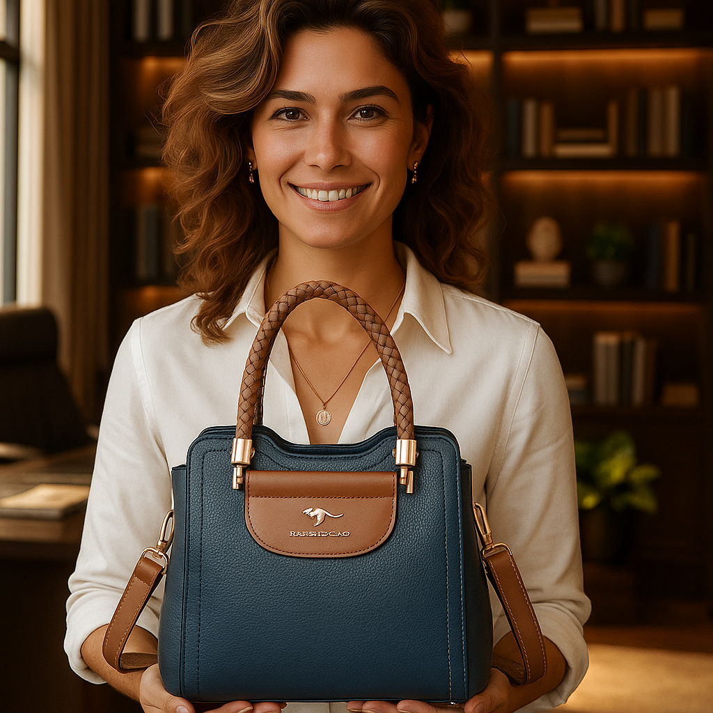 Bolsa Melvie Vie Crossbody Asa Trenzada Versátil
