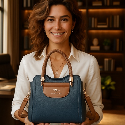 Bolsa Melvie Vie Crossbody Asa Trenzada Versátil