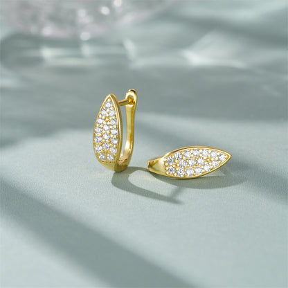 Aretes Melvie con Brillantes Moissanite