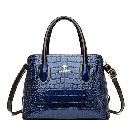 Bolsa Crossbody Melvie con Textura Croco
