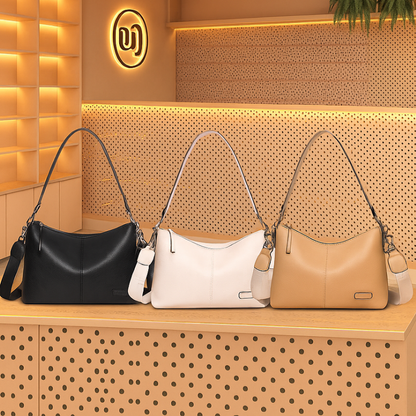 Bolsa Crossbody Melvie en Cuero con Cierre