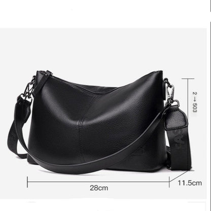 Bolsa Crossbody Melvie en Cuero con Cierre
