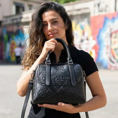 Bolsa de Hombro en Relieve Melvie Vie