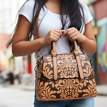 Bolsa de Hombro en Relieve Melvie Vie