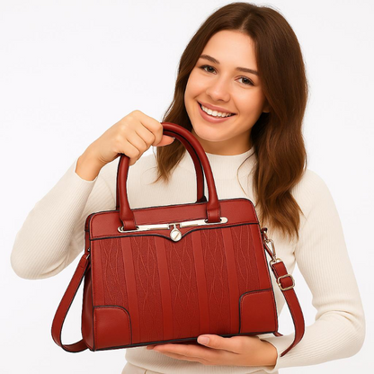 Bolsa melvie moderno con cremallera interior