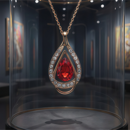 Collar y Aretes Saint Étienne con Cristales