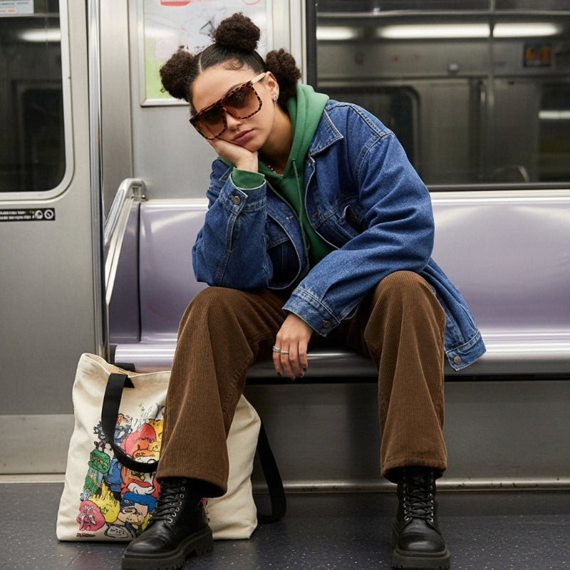 Gafas de Sol Femeninas Melvie Oversized Vintage