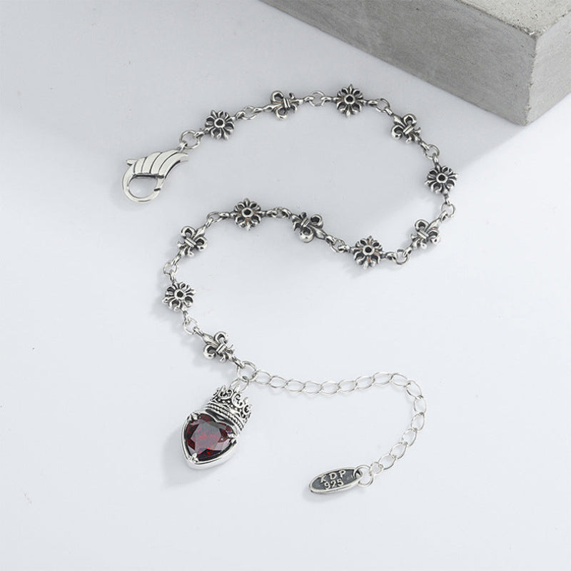 Pulsera Corazón Saint Étienne en Plata 925