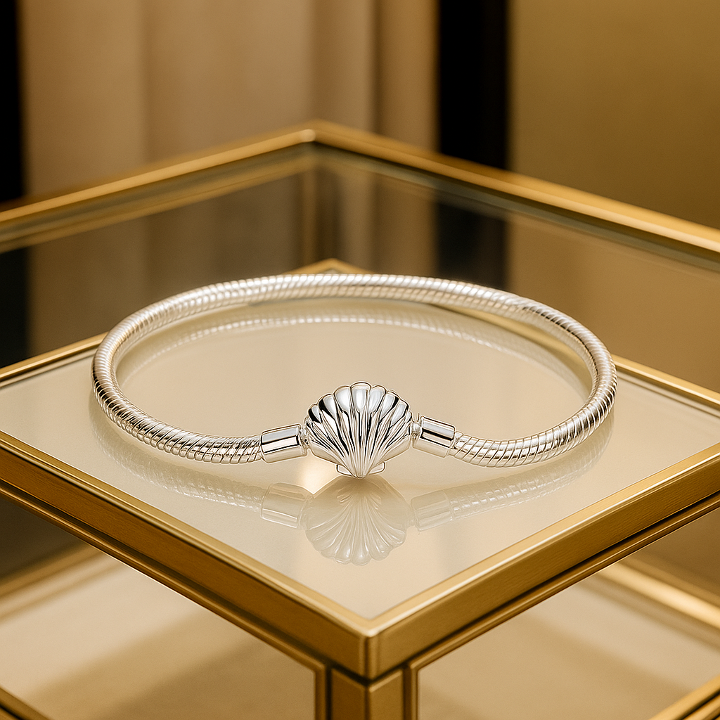 Pulsera con Dije Concha Saint Étienne en Plata