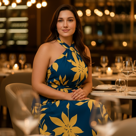 Vestido largo Audacia sin mangas