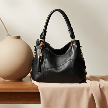 Bolsa de Hombro Melvie Vie Texturizada con Asa de Mano