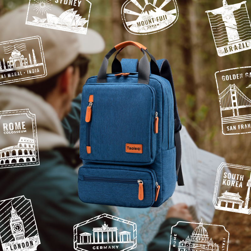 Mochila Melvie Femenina de Poliéster con Cierre