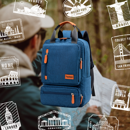 Mochila Melvie Femenina de Poliéster con Cierre